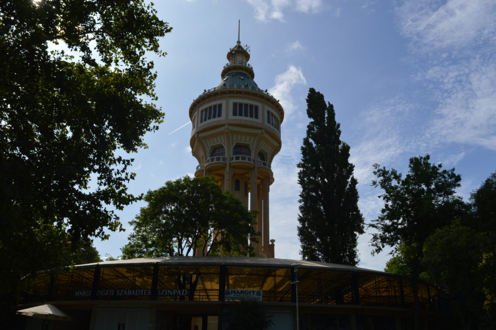 Margaret Island Budapest Water Tower Front